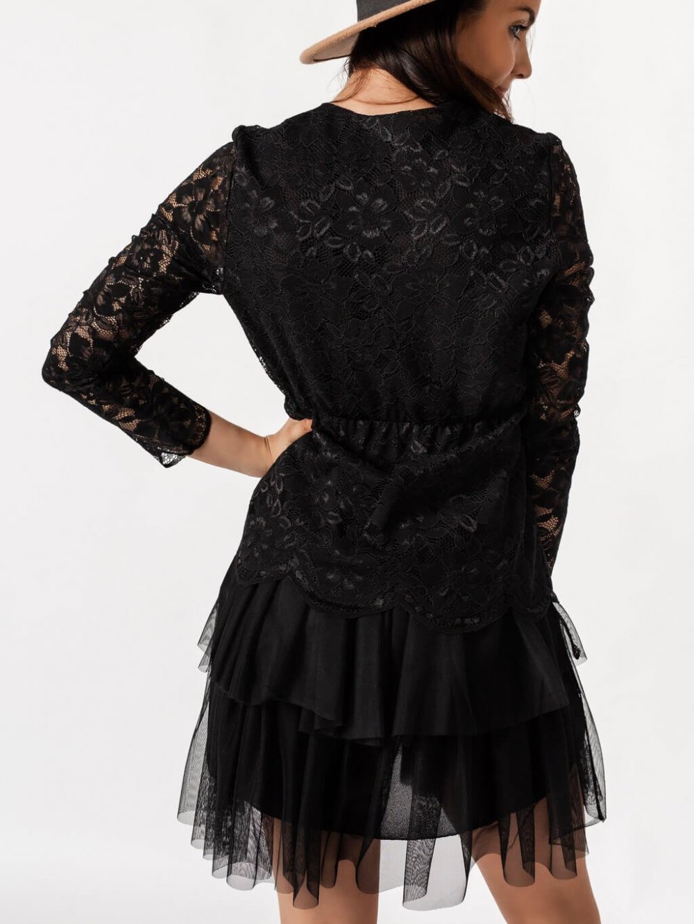 Černé krajkové šaty Marissa