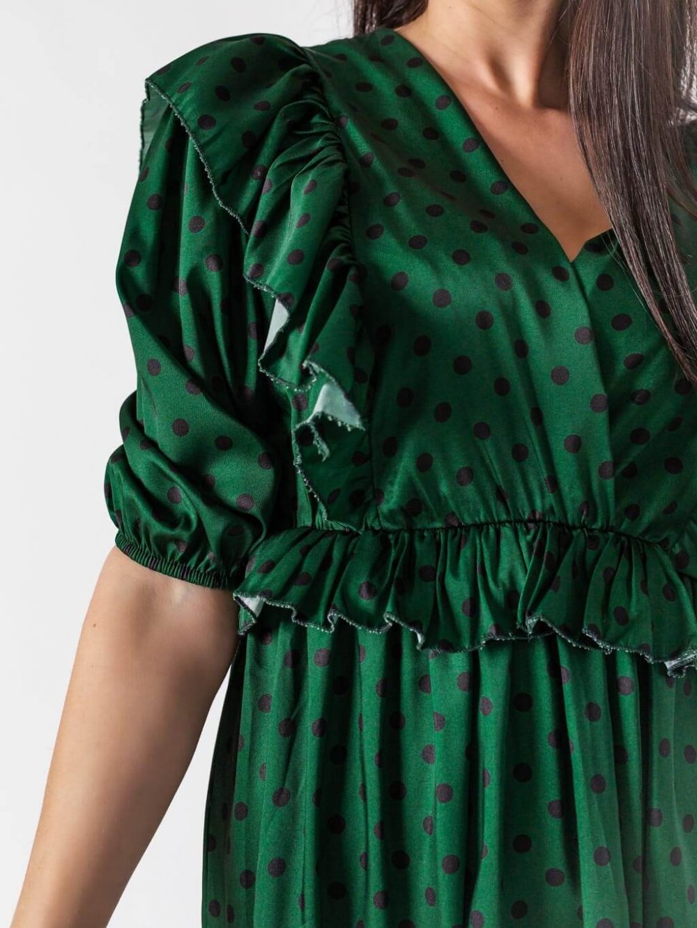 Zelené šaty Adrienne