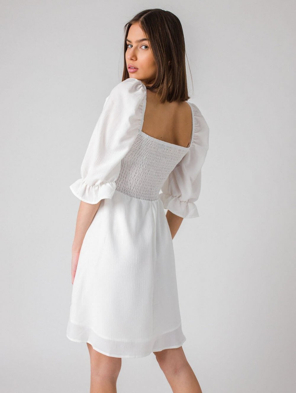 Biele šaty Floella