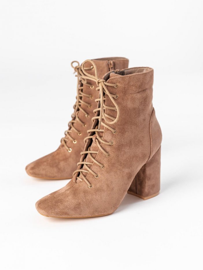 Claire's brown ankle boots