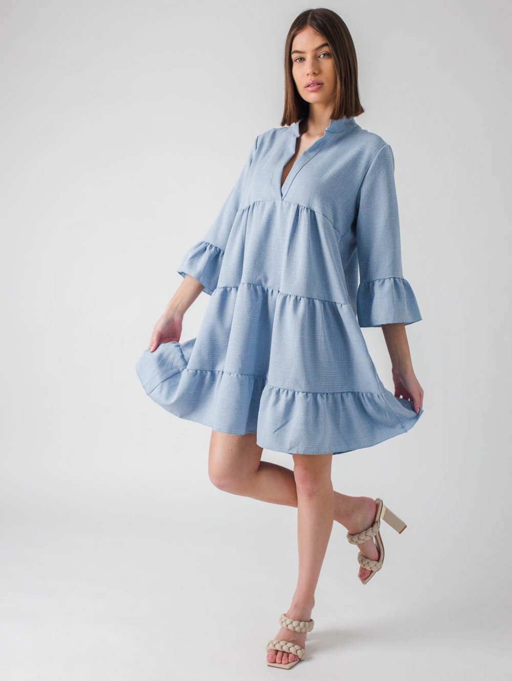 Modré šaty Amani