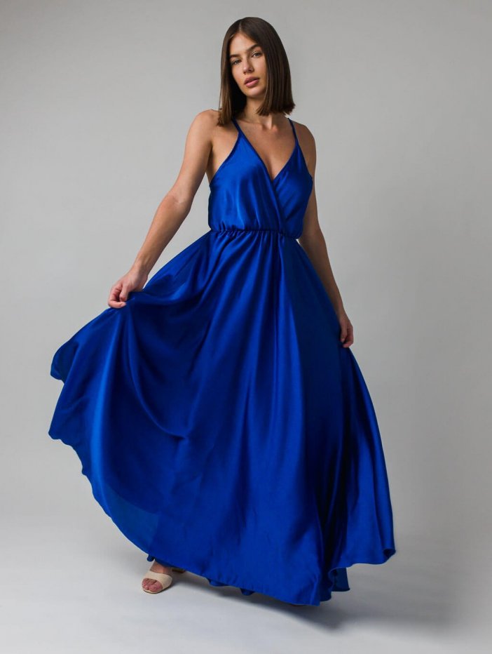 Modré šaty Lanna