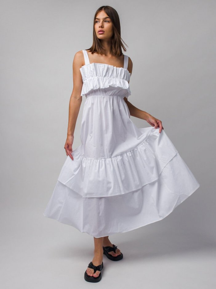 Bílé šaty Libie