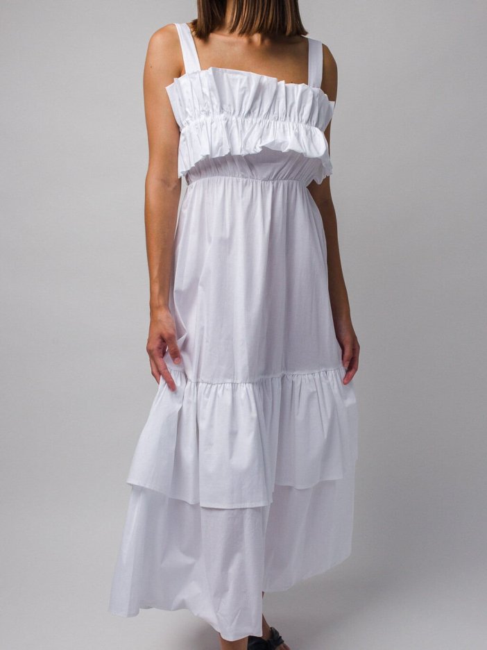 Bílé šaty Libie