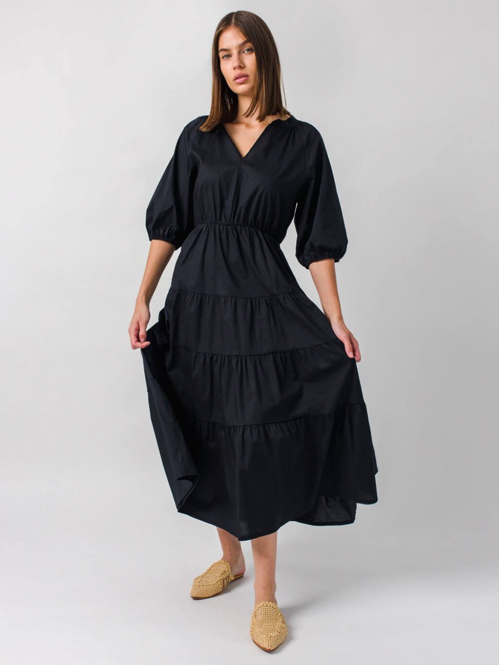 Černé šaty Anasia