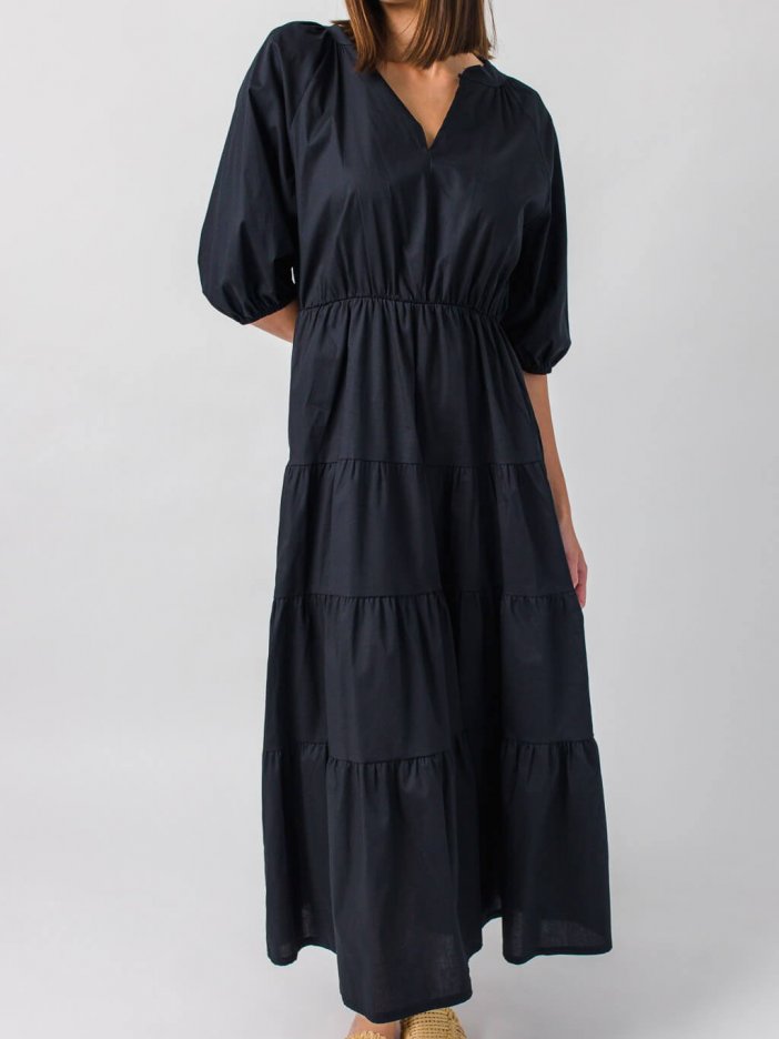 Čierne šaty Anasia