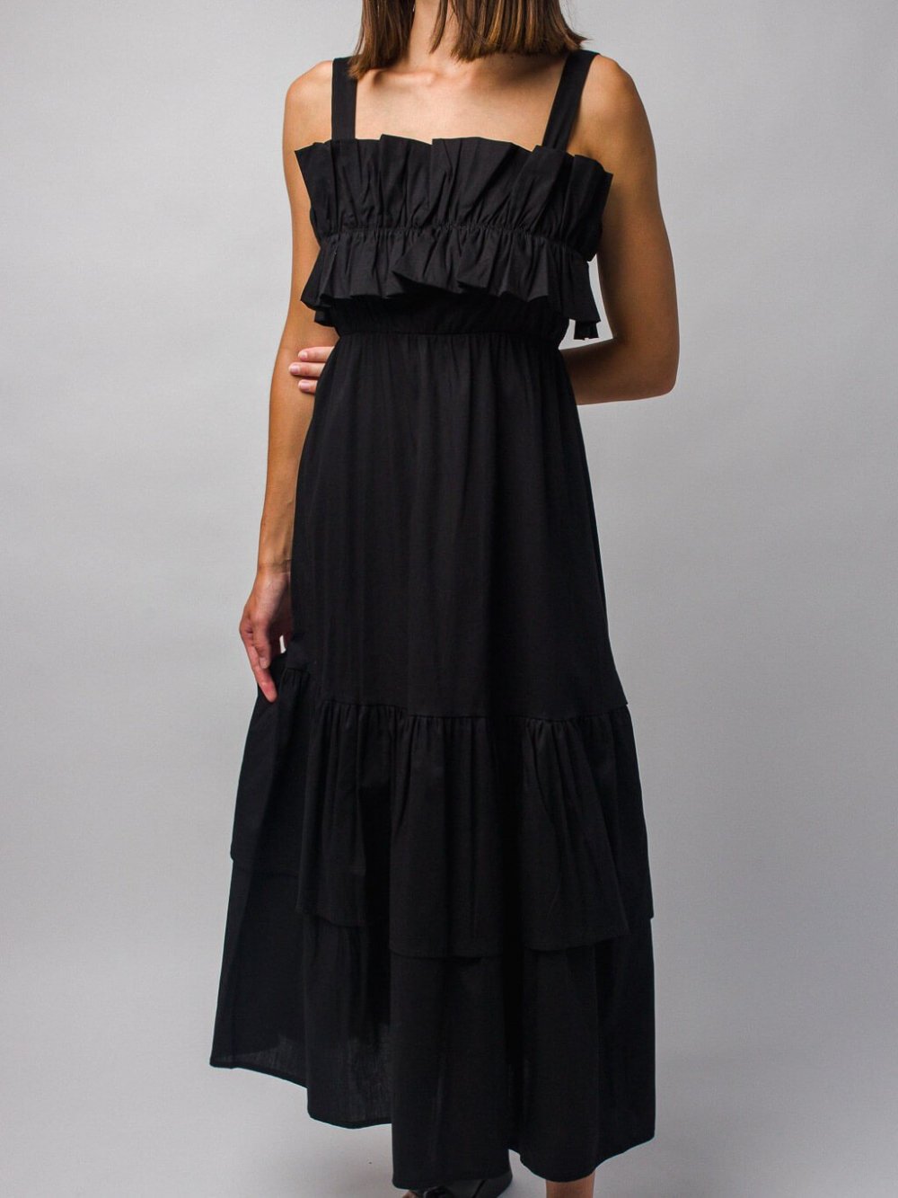 Čierne šaty Libie