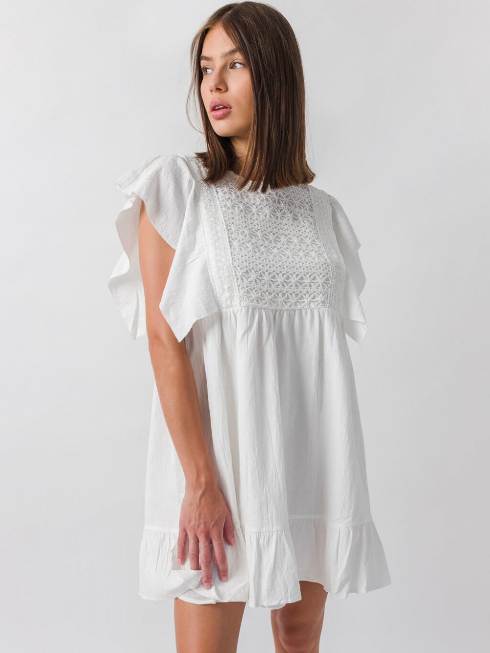 Bílé šaty Nala