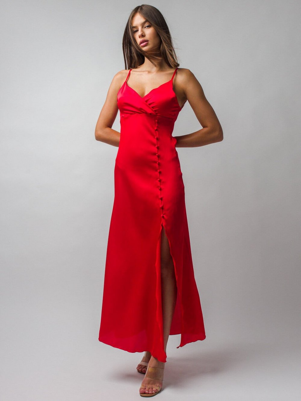 Červené šaty Mellie