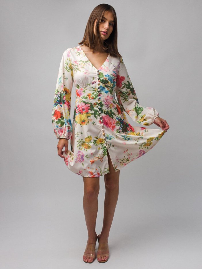 Kvetované šaty Aggie