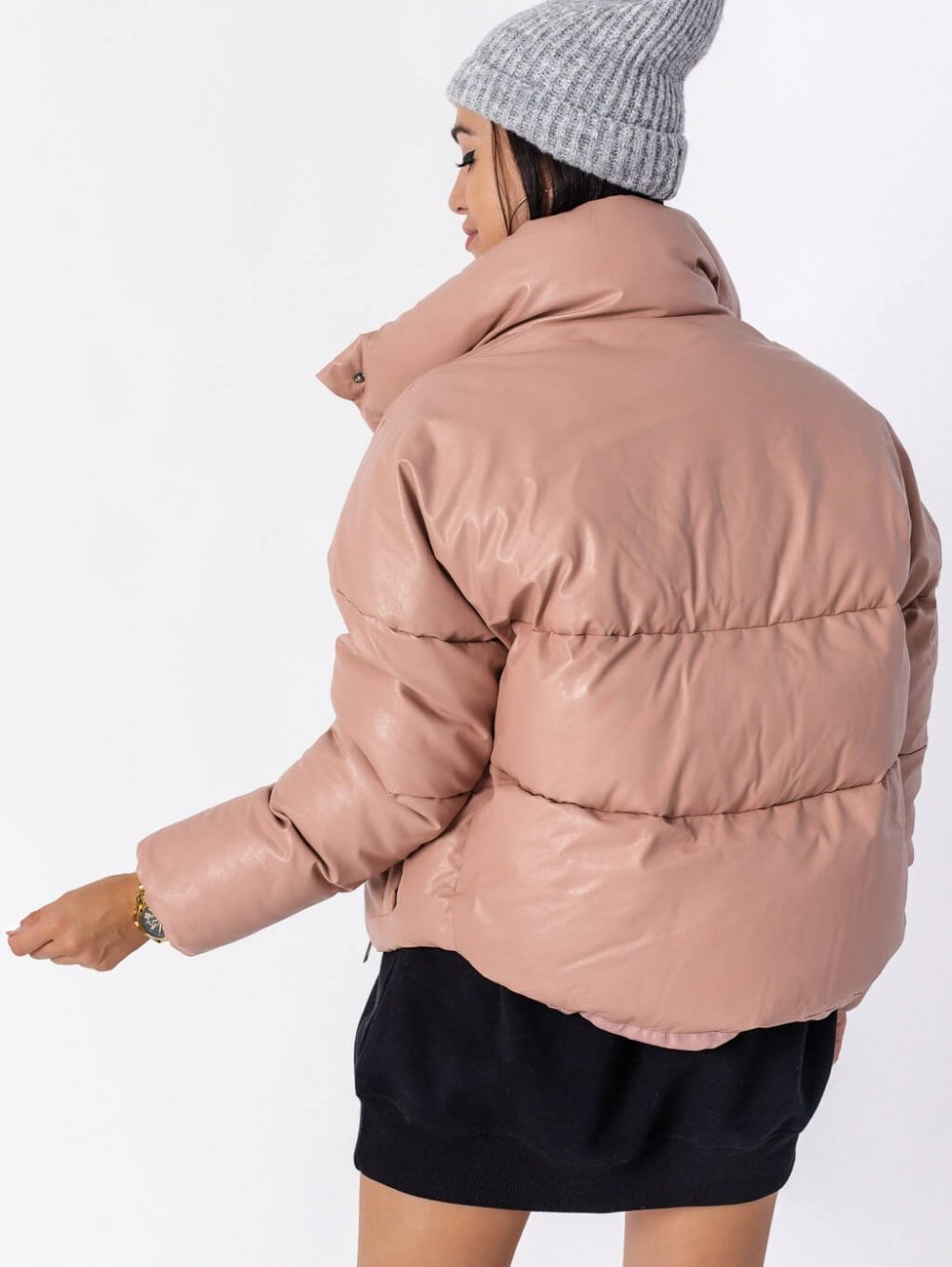 Ružová zimná bunda Gimy