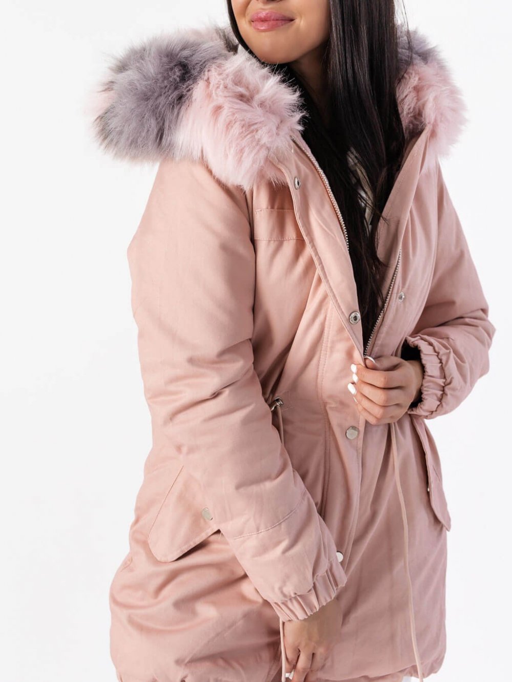 Ružová zimná bunda Natasha