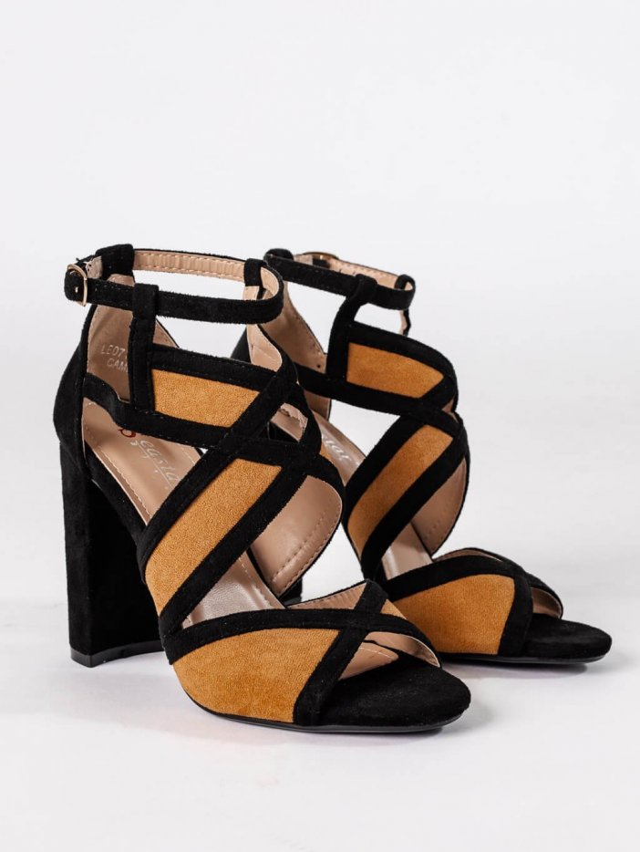 Tina black-brown sandals