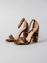 Leopardie sandále Twinn