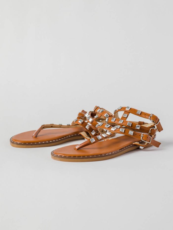Hnedé sandále Zien