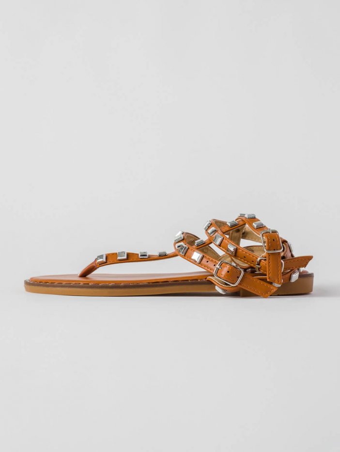 Hnedé sandále Zien