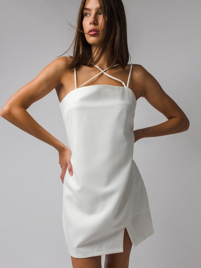 Bílé šaty Diva