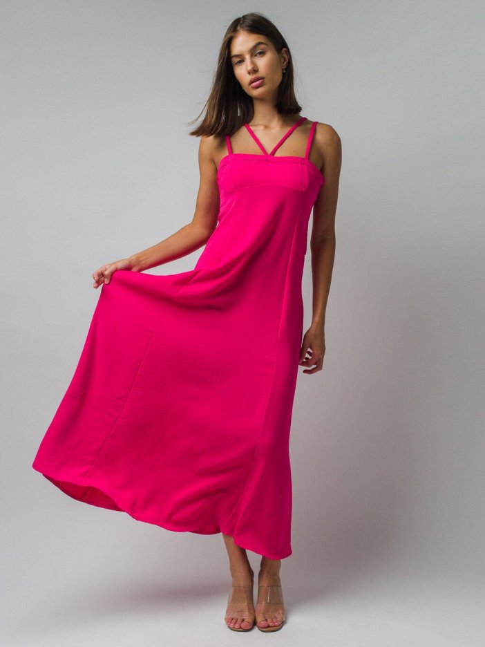 Růžové šaty Argie
