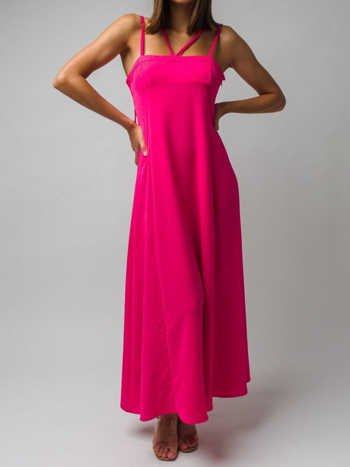 Růžové šaty Argie