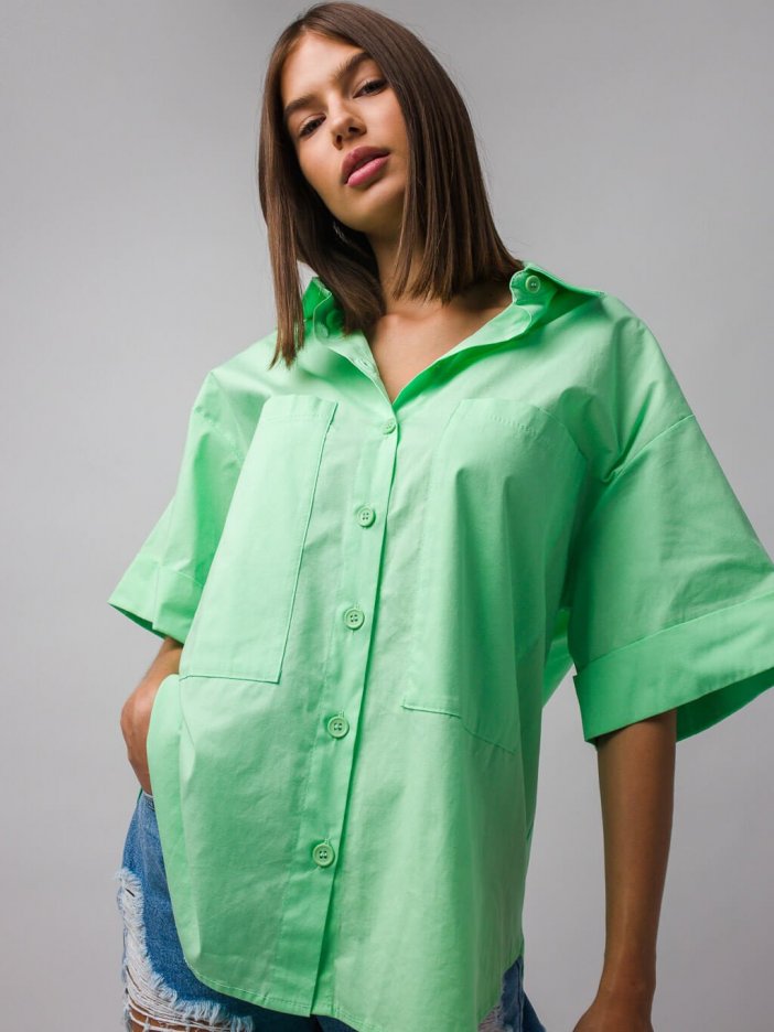 Zelená košeľa Lumi