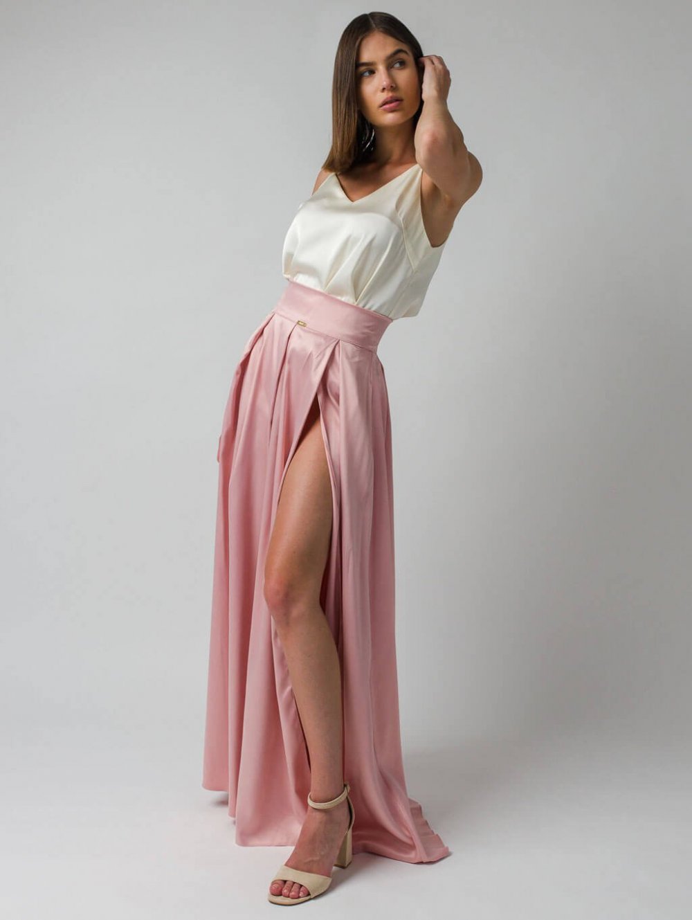 Růžová sukně Roslin