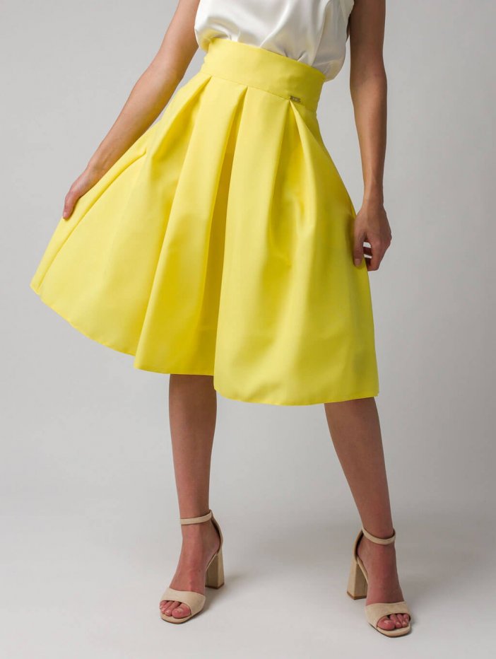 Žltá sukňa Doris