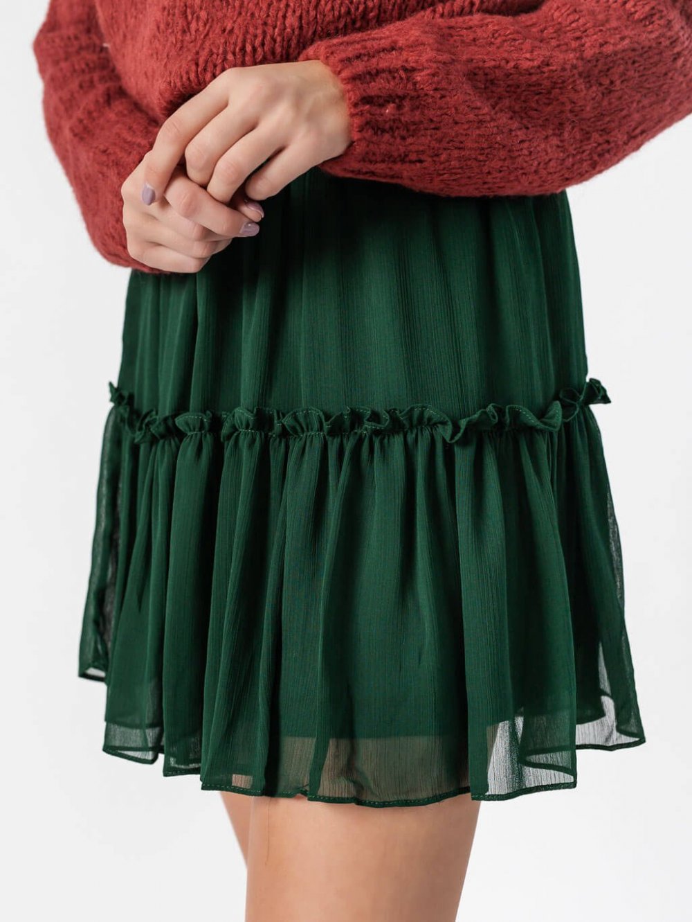 Zelená sukňa Monna