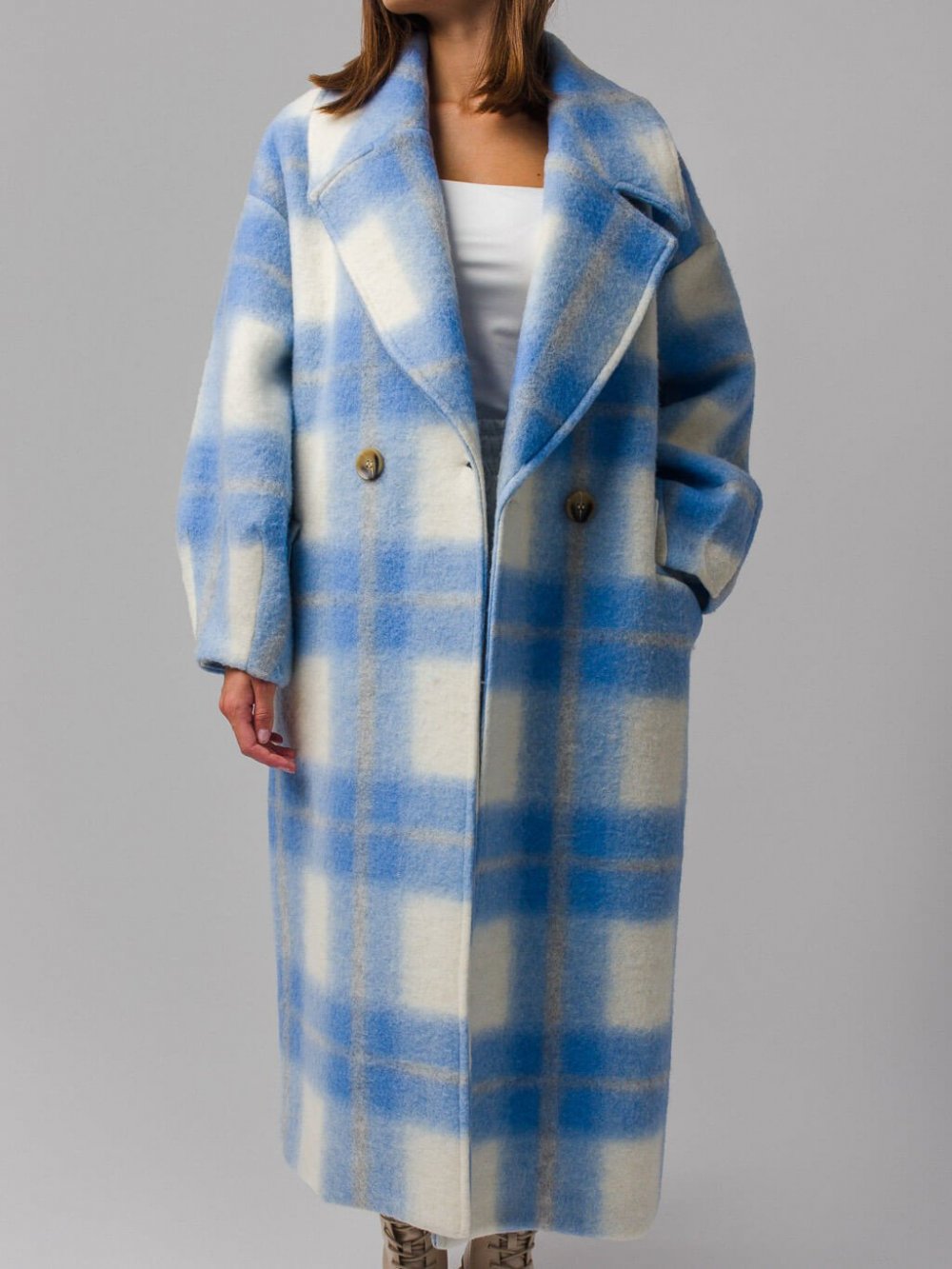 Modrý kabát Katee
