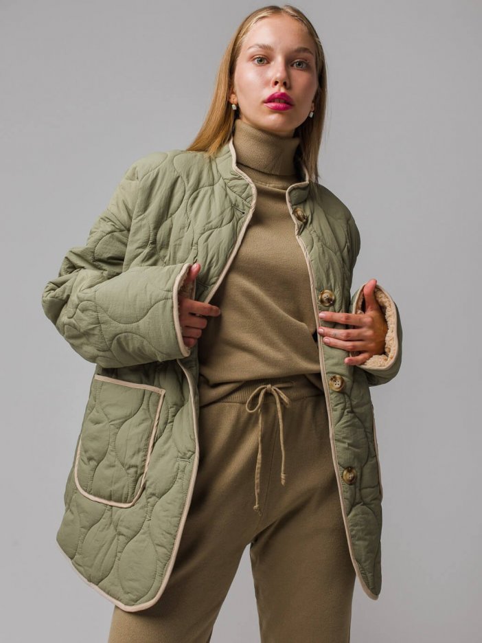 Green quilted jacket Sumyn