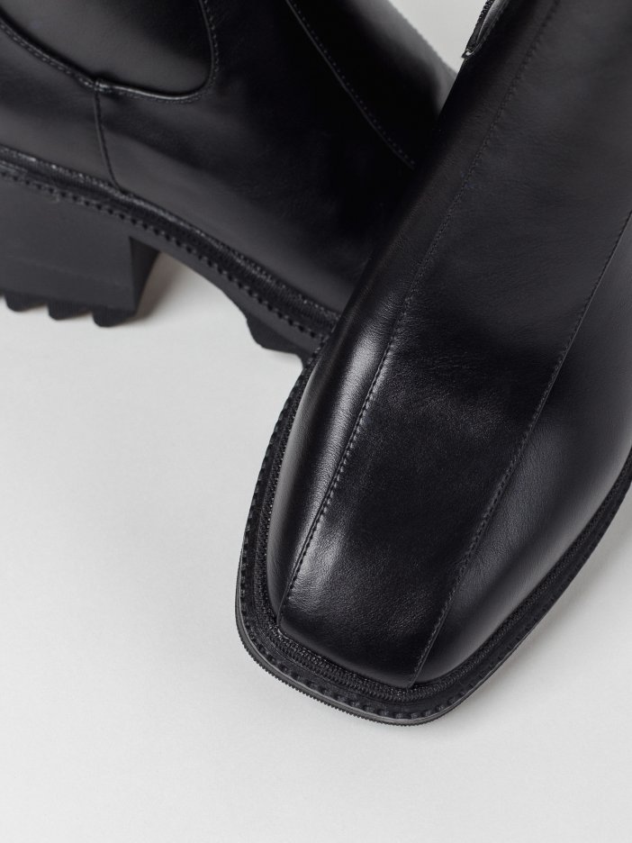Black ankle boots Franc