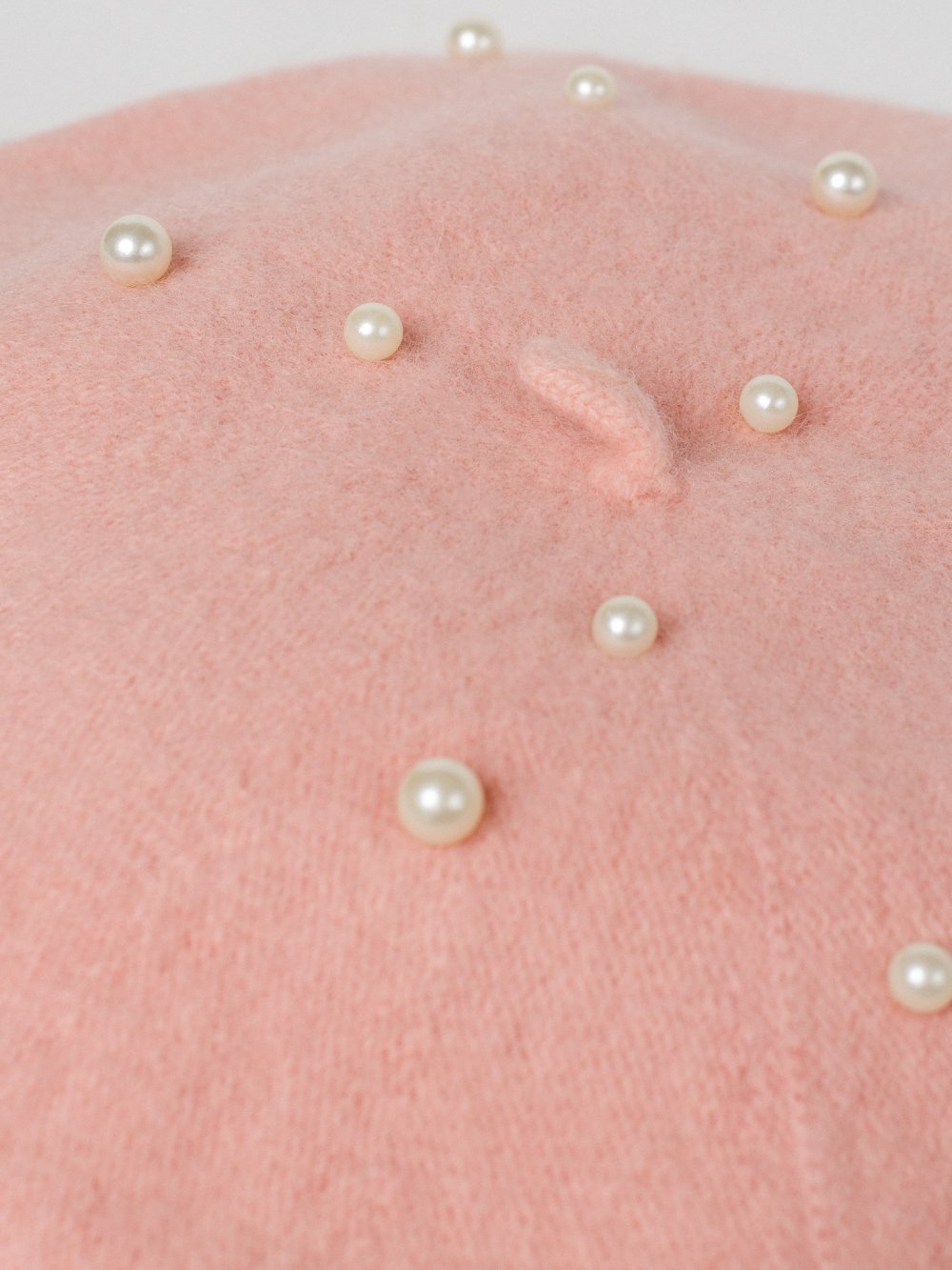 Růžový baret Perla