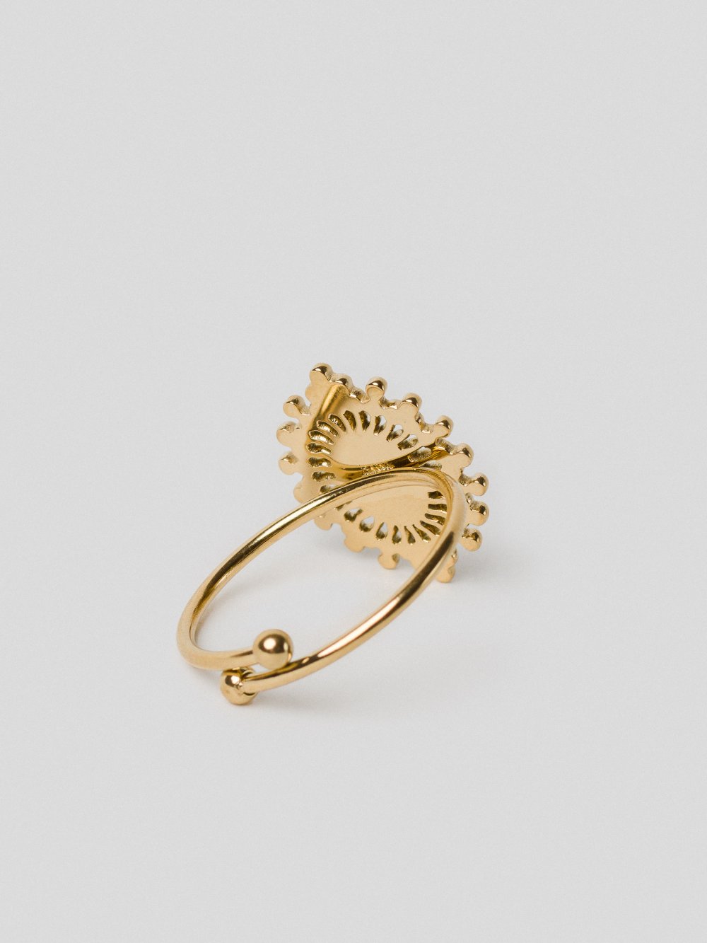 Zlato-čierny prsteň Orient