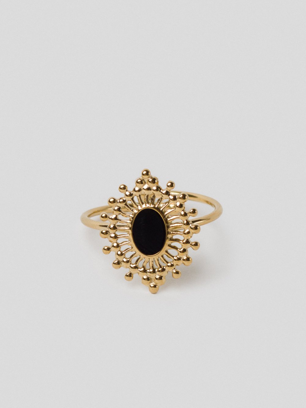 Zlato-černý prsten Orient
