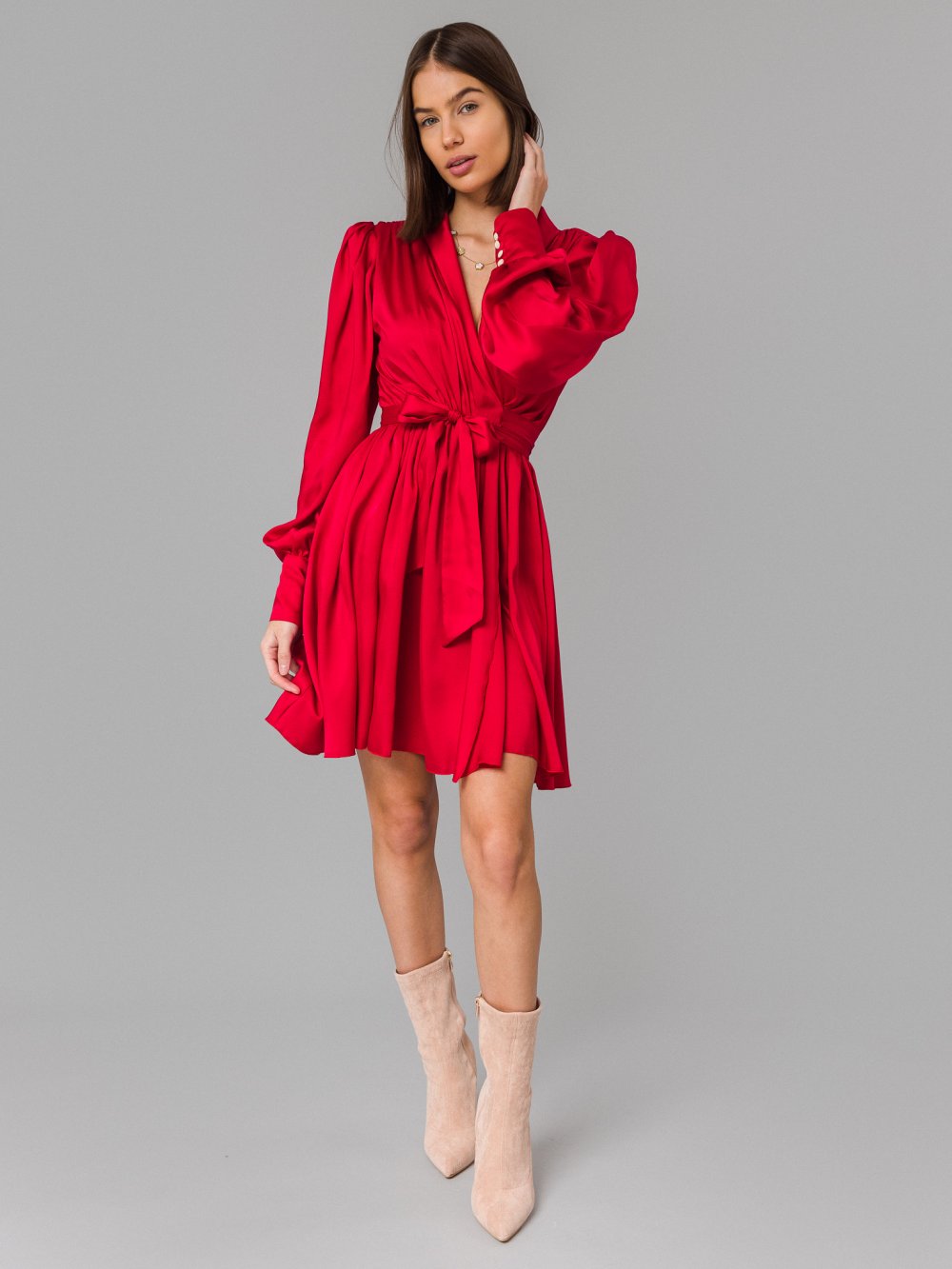 Červené šaty Francesca