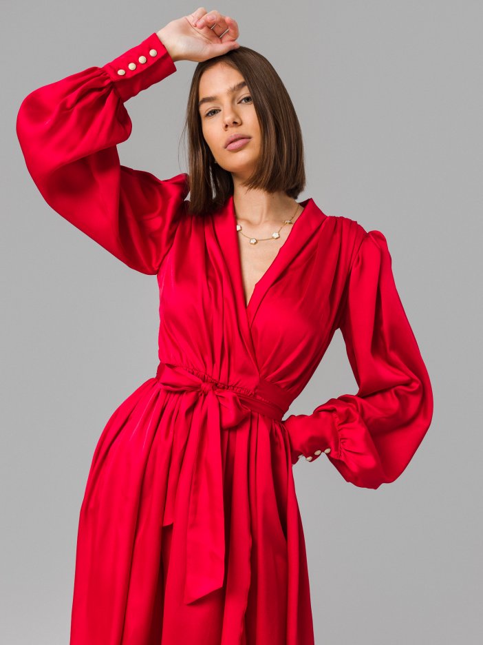 Červené šaty Francesca