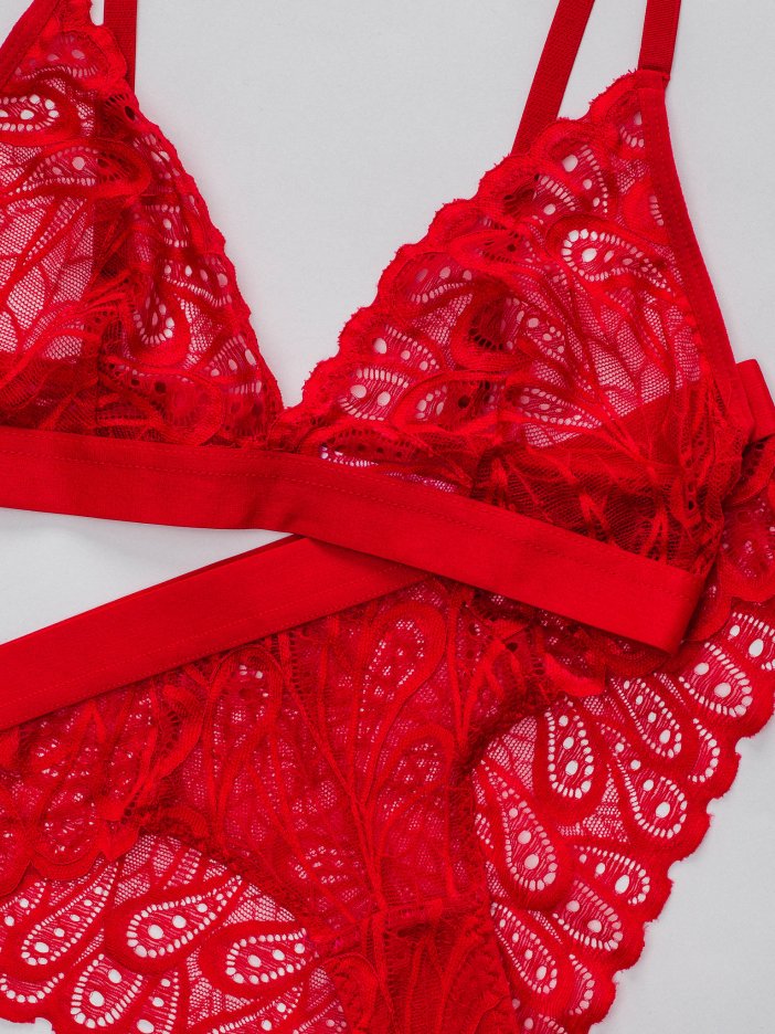 Red lingerie set Loriel