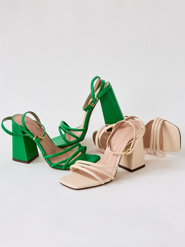 Zelené sandály Luca