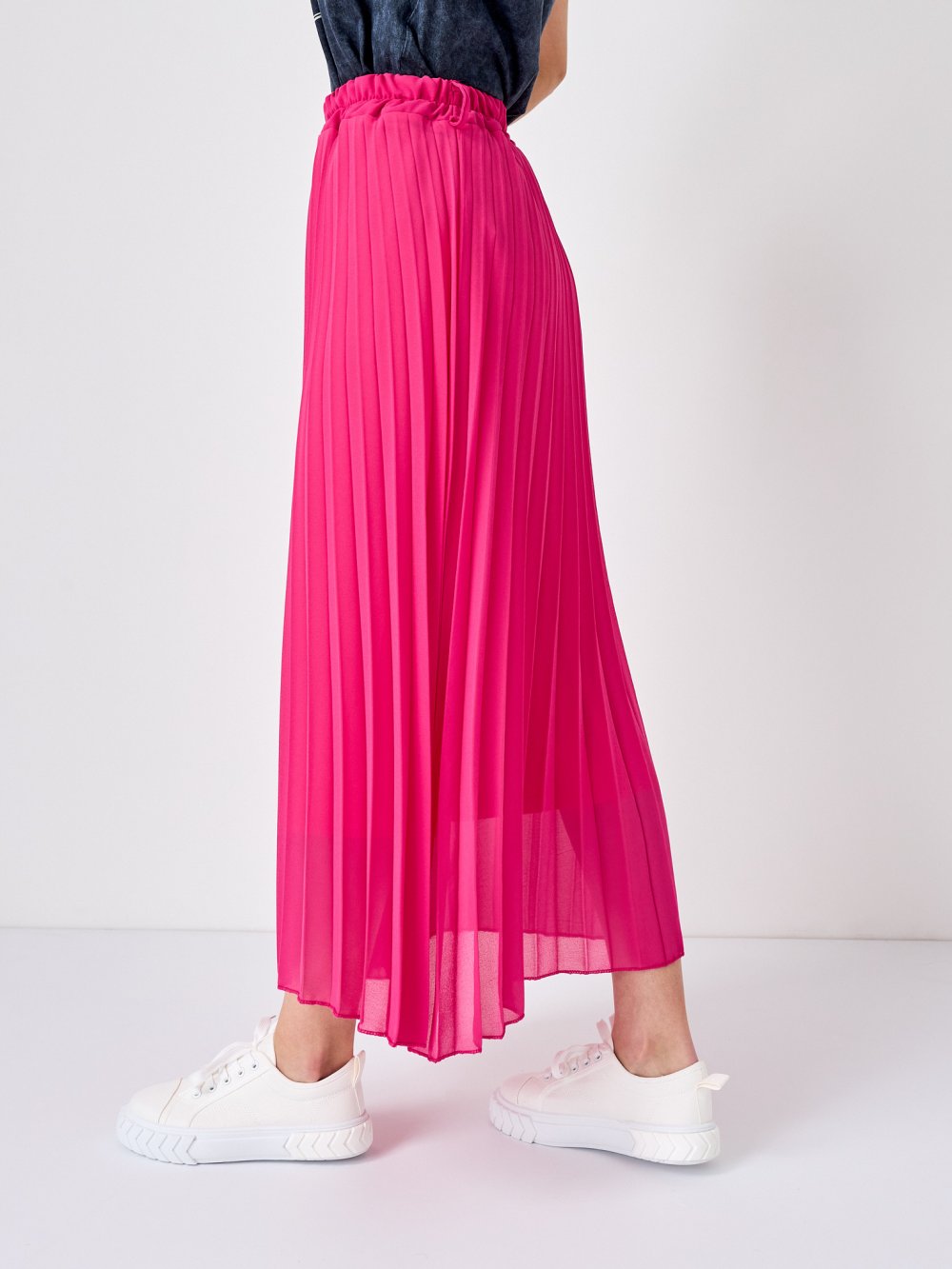 Ružová plisovaná sukňa Alexis