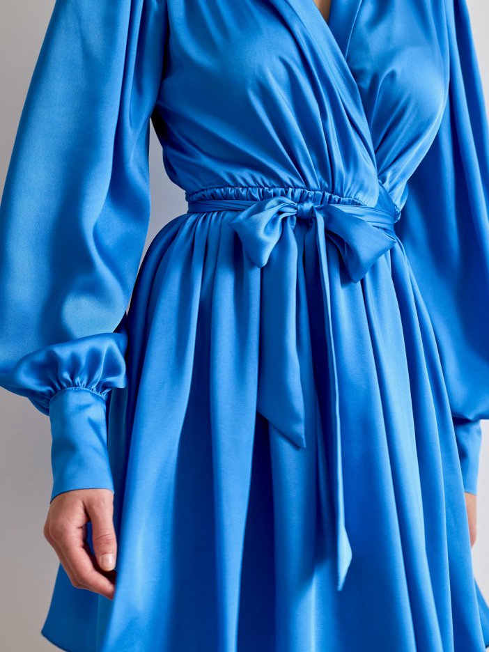 Kráľovsky modré šaty Francesca