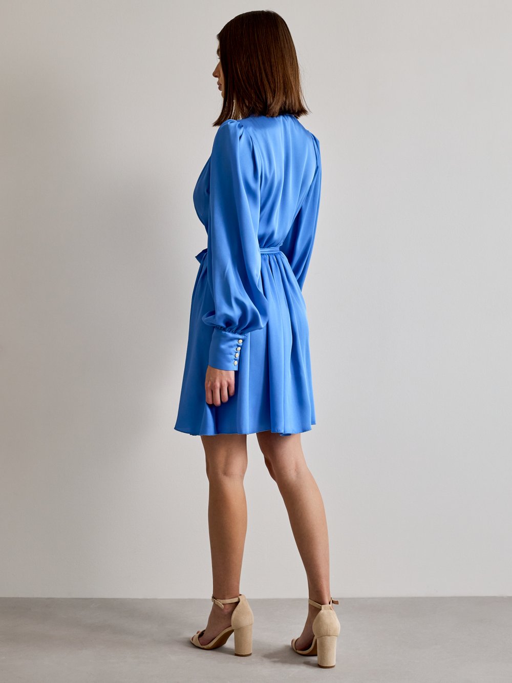 Modré šaty Francesca