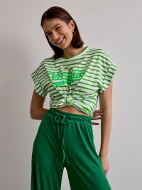 Zelené tričko Vintage
