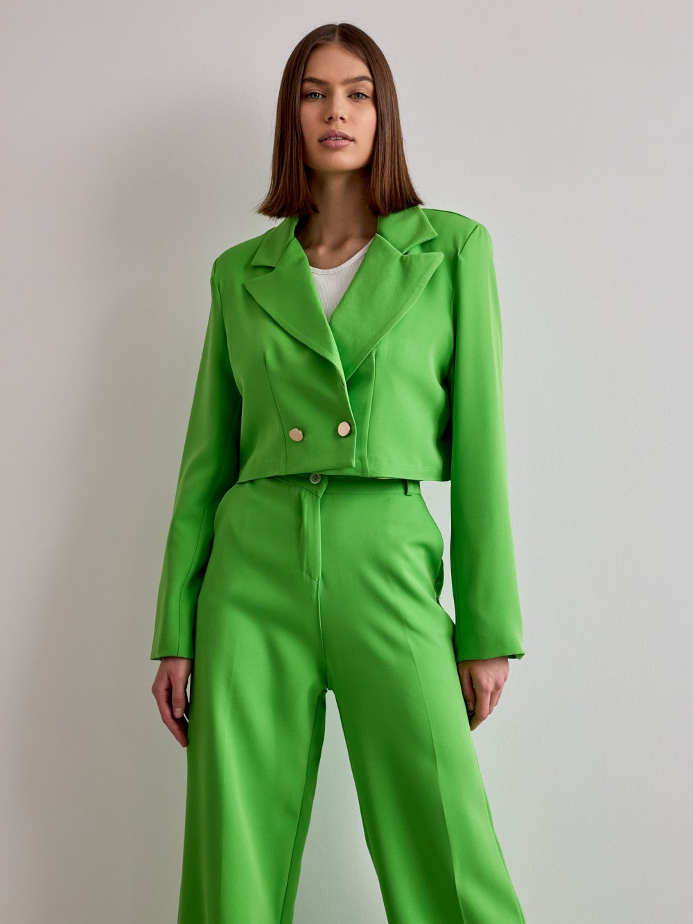 Zelený nohavicový kostým Ennie