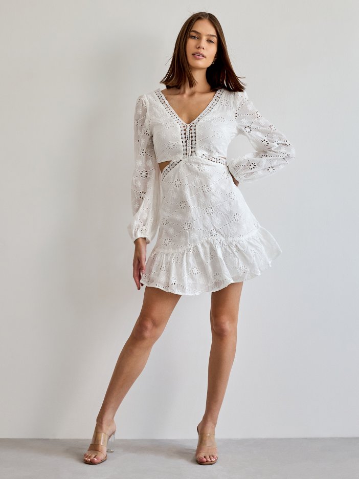 Bílé šaty Liana