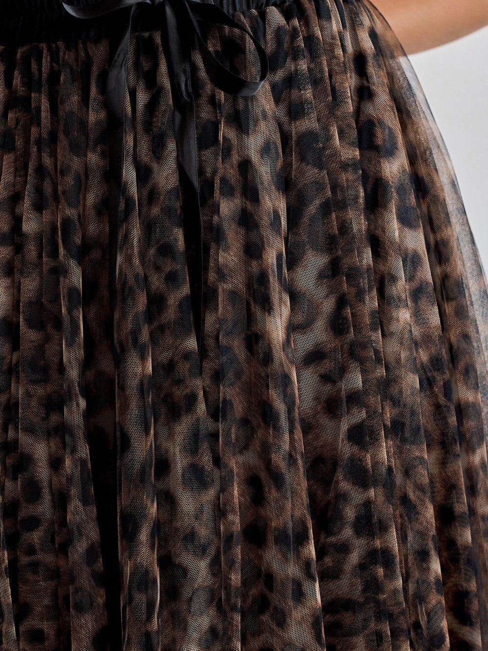 Leopardí tylová sukně Lia
