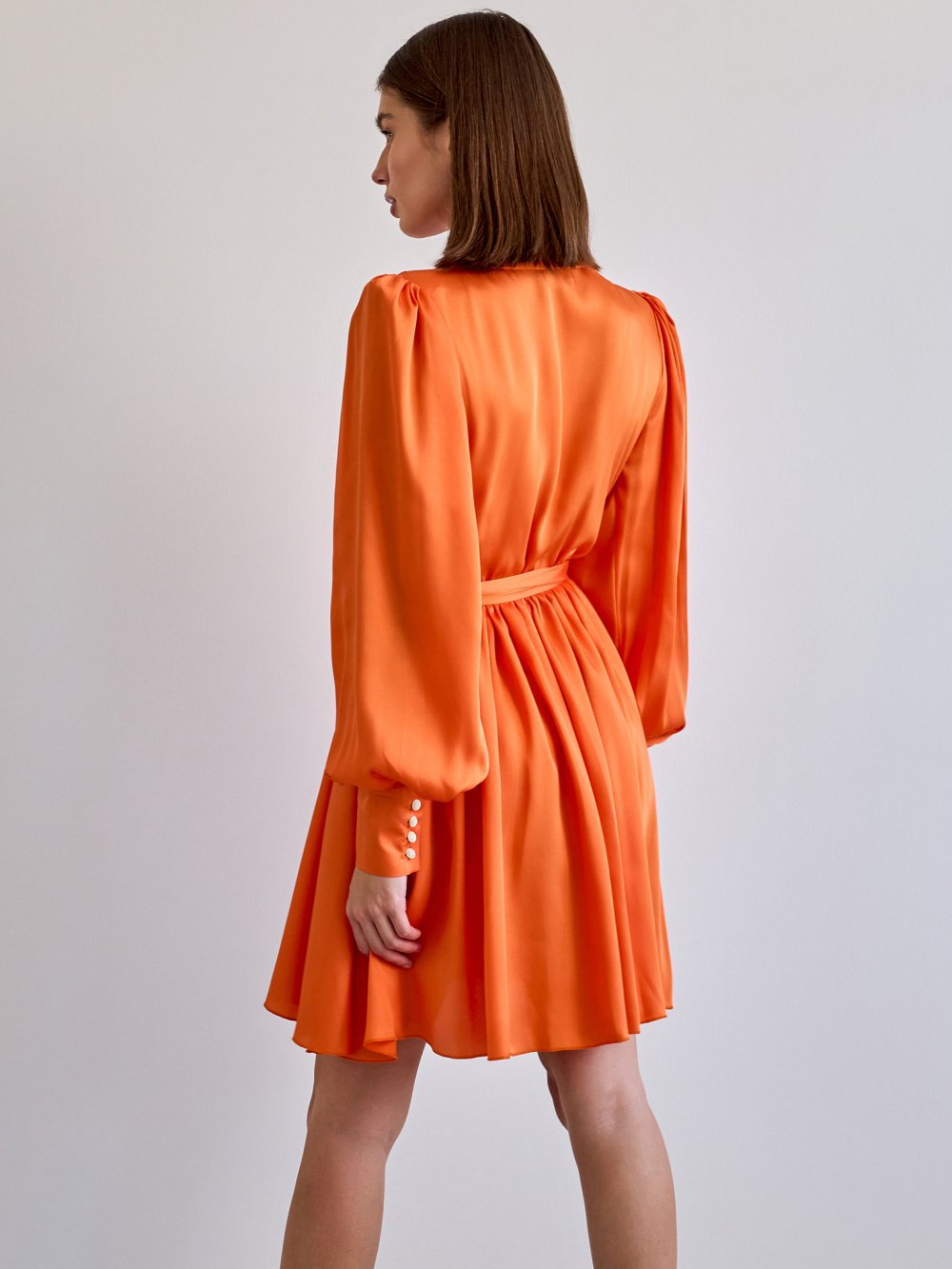 Oranžové šaty Francesca
