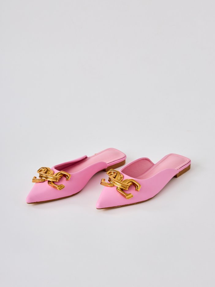 Růžové pantofle Chloe