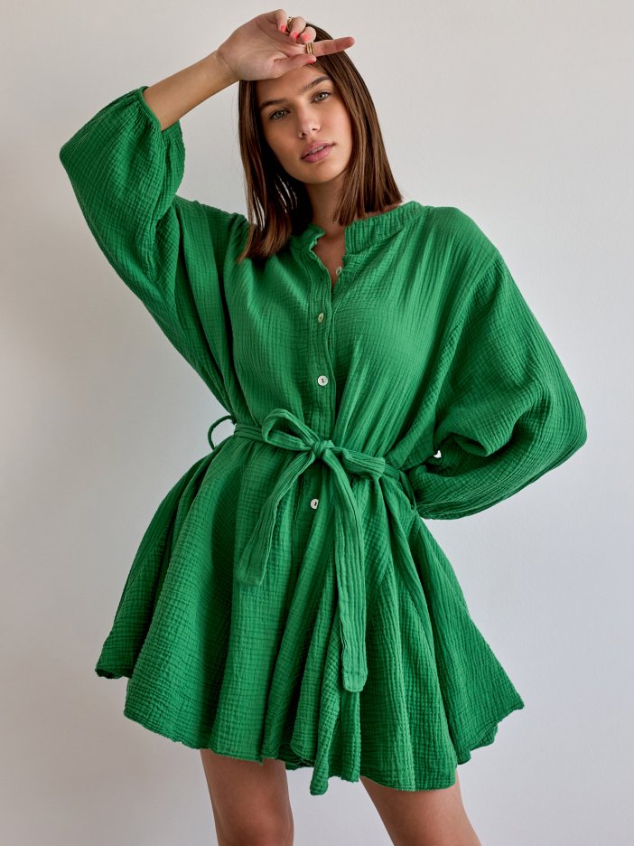 Zelené šaty Bekki