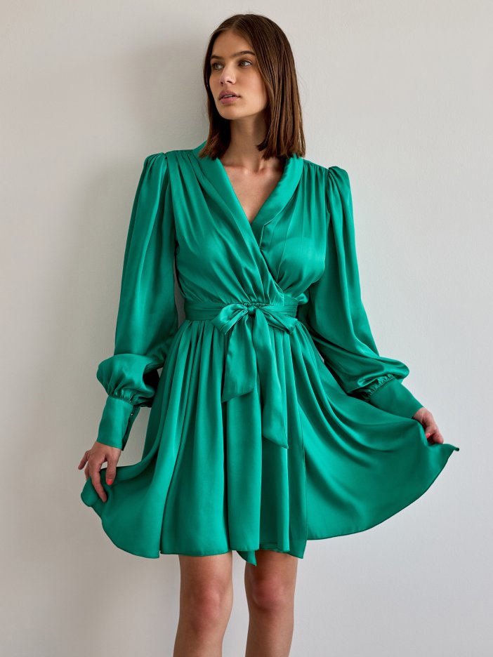 Světlozelené šaty Francesca