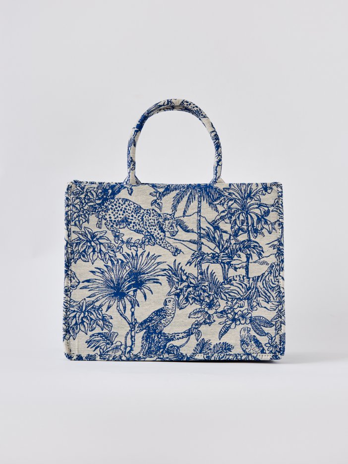 Modrá vzorovaná taška Miara