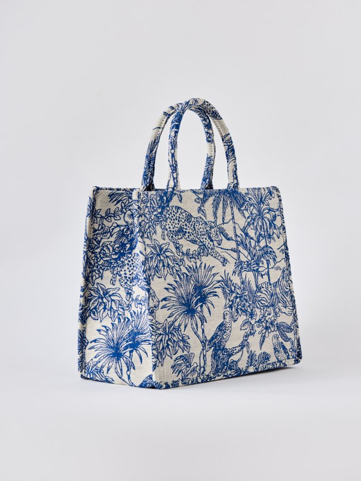 Modrá vzorovaná taška Miara
